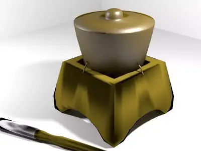 Musical Instrument Empluk 3D model