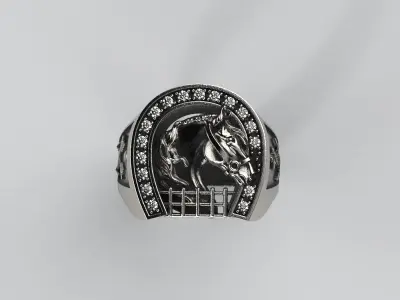 Horseshoe Ring - Anillo Herradura caballo 3D print model