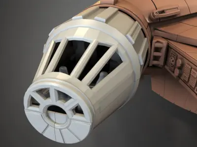 Millenium Falcon Free 3D print model