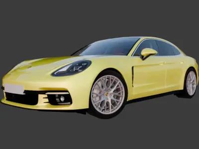 Porsche Panameras 3D model