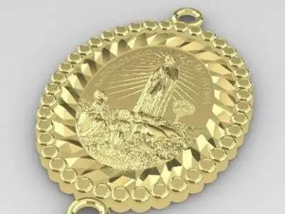 VIRGEN DE FATIMA 3D print model