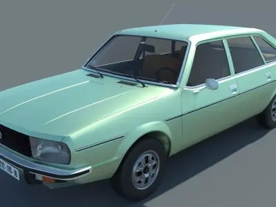 Renault 20 ts 1979 3D model