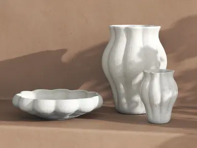 Aquaflora Organic Ceramics Set 3D model