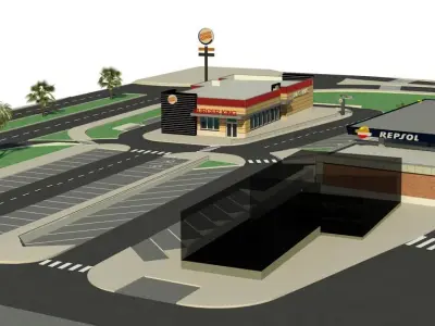 Repsol-BurgerKing 3D model