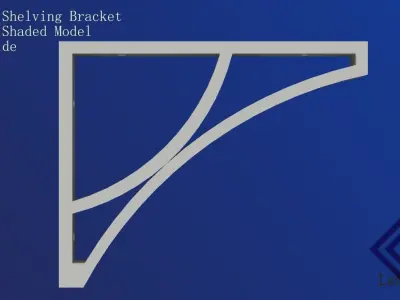 Shelving Bracket 3D print model