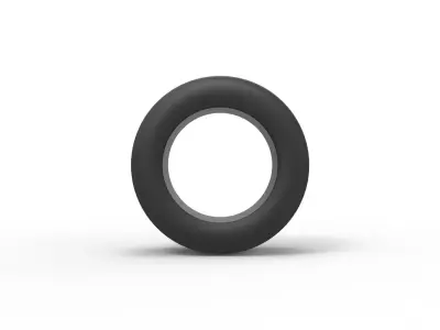 Tire of Asphalt Modified stock car Scale 1 to 25 3D print model