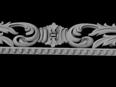 mirror ornate frame 3D model buy