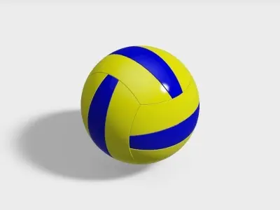 Volleyball ball 3D print model