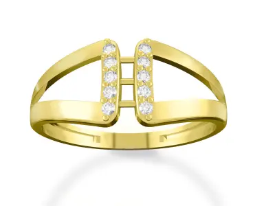 Diamond Ring Free 3D print model 2