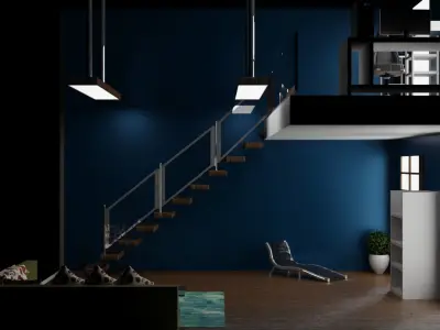 Simple room 3D model