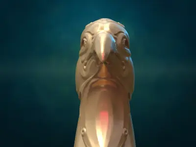 Griffin wing less 3D print model