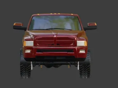 2001 Dodge Ram 2500 Single Cab 3D model