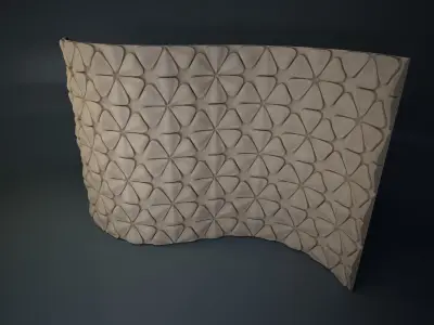 06 FRANGIPANI RELIEF Low-poly 3D model