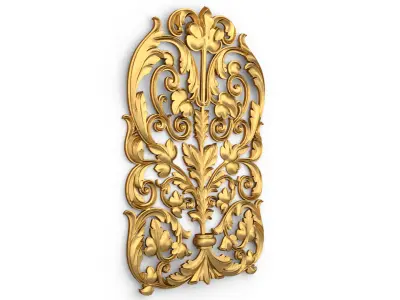 carved classic decorative ornament cnc 3d printing stl 13 3D model