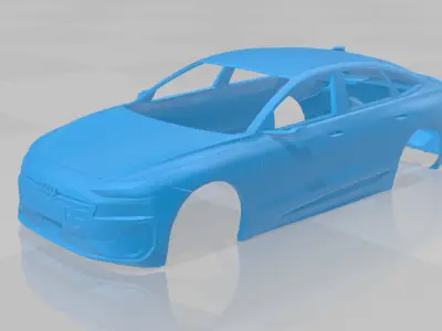 Audi A6 Sportback e-tron 2025 - Body Car STL Model 3D print model