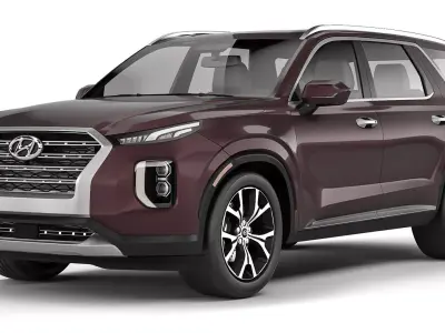 Hyundai Palisade 2018 3D model