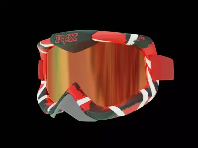 Motocross visor 3D model