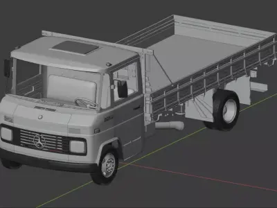 Mercedes  608 710 TRUCK 3D model