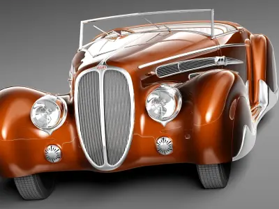Delahaye T165 1939 3D model