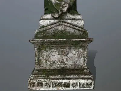 statue 1 Low-poly 3D model