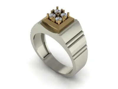 men ring rady to print 3D print model