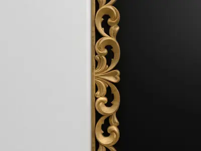 Carved frame  3D model 5