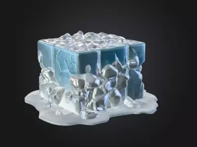 Frozen Enigma Low-poly 3D model