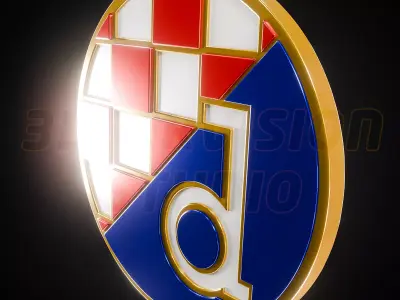 Dinamo Zagreb logo - Cinematic - 3D print 3D model