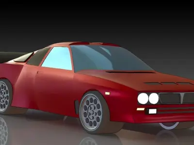 Lancia 037 Free 3D print model