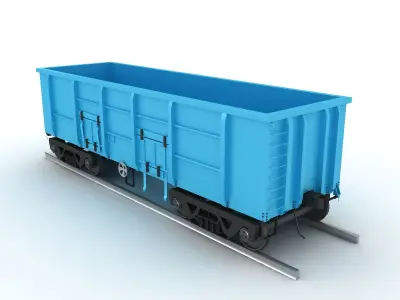 Rail Wagon 3D model