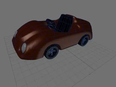 Toy Race Car 3D model