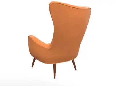 Luxury Single Sofa Chair 3D model