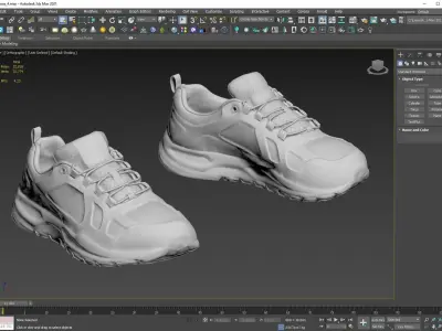 Sneakers Low-poly 3D model