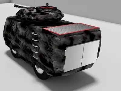 Ugie Light Tank Prototype PB - 1 3D model
