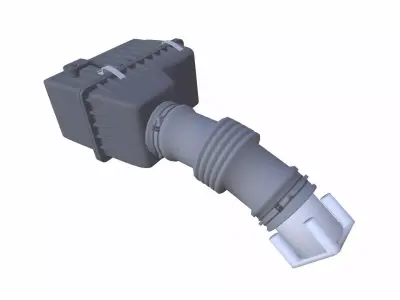 Air Intake Snorkel Car Low-poly 3D model