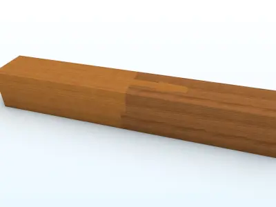 koshikake-kamatsugi Low-poly 3D model