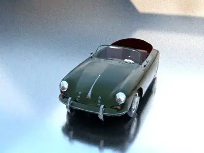 PORSCHE 356 3D model 2