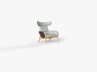 Ritzwell Beatrix easy chair Low-poly 3D model
