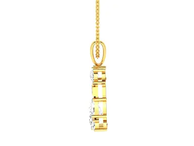Women Pendant 3DM STL OBJ FBX Render Details 3D print model 2