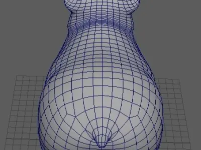 Cartoon Bear 3d Model Low-poly 3D model