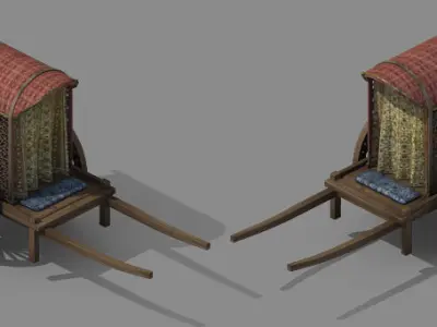 Game Official - Transport - Carriage 01 3D model