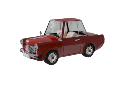 Car model Low-poly 3D model Low-poly