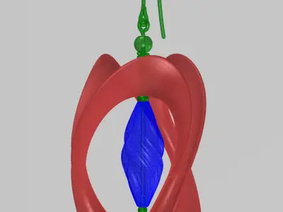 Earrings summer Free 3D model