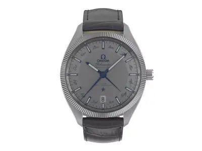 Omega Globemaster Silver 3D model