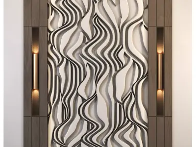 Decorative Wall Panel 3D model
