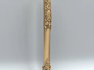 Furniture leg 010 3D model