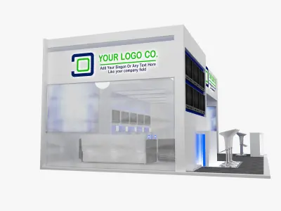 Booth Exhibition Stand a565a 3D model