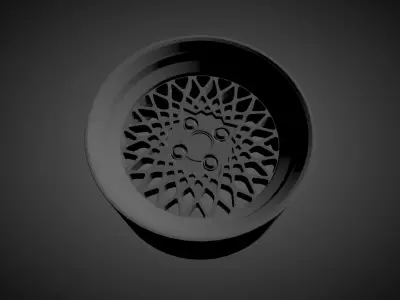 MELBER scalable and printable rims 3D print model