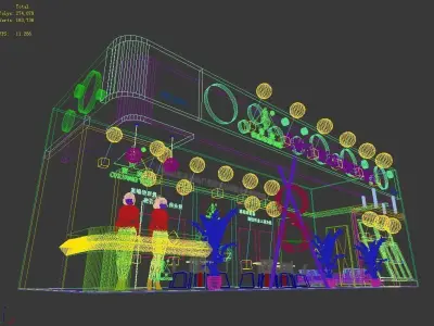 Exhibition - Area - 12X4-3DMAX2009-04 3D model