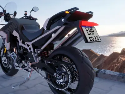 Triumph Tiger 900 RallyPro 3D model